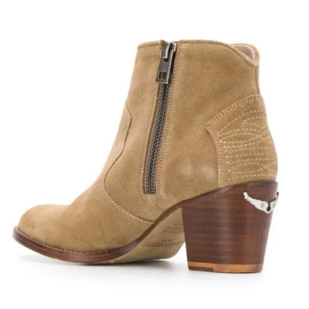 NEW Zadig & Voltaire Molly Suede Ankle Boots